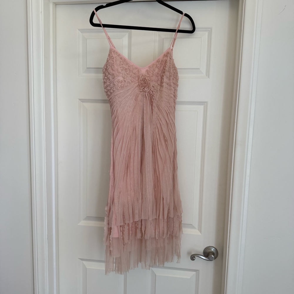 Sue Wong Vintage Pink Cocktail Dress